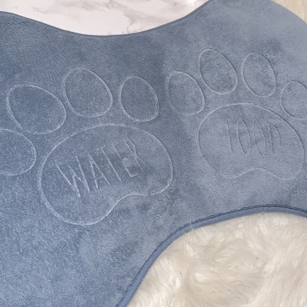 Blue Dog Feeding Mat